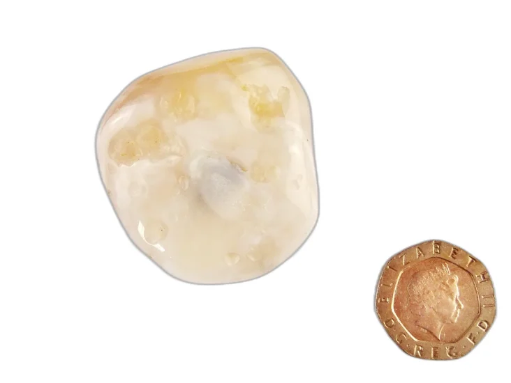 (image for) Chalcedony - Pink: polished pebble