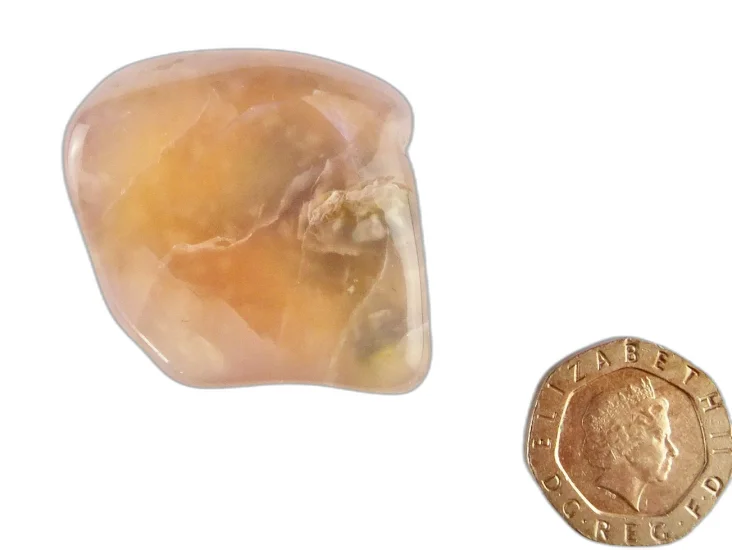 (image for) Chalcedony - Pink: polished pebble