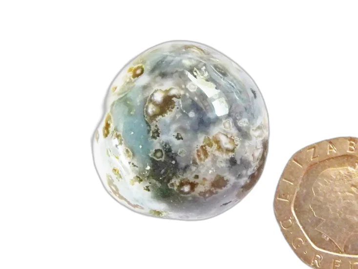 (image for) Ocean Jasper: polished pebble (Madagascar)