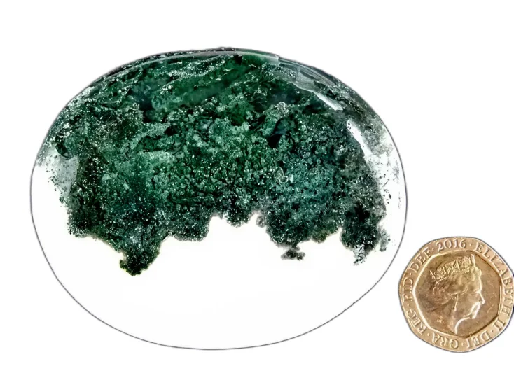(image for) Agate - Moss: polished pebble