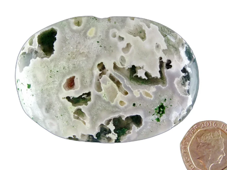 (image for) Agate - Moss: polished pebble