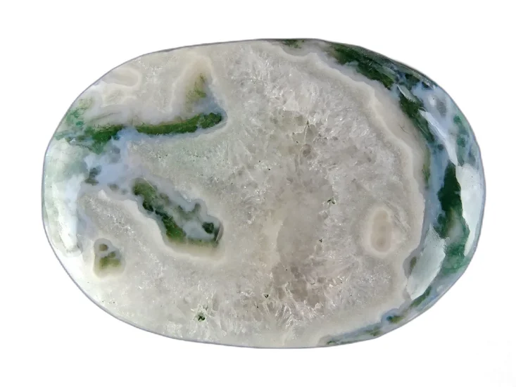 (image for) Agate - Moss: polished pebble