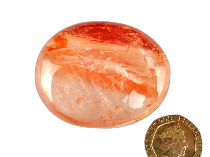 (image for) Haematoid Quartz (Agnitite): polished pebble (Madagascar)