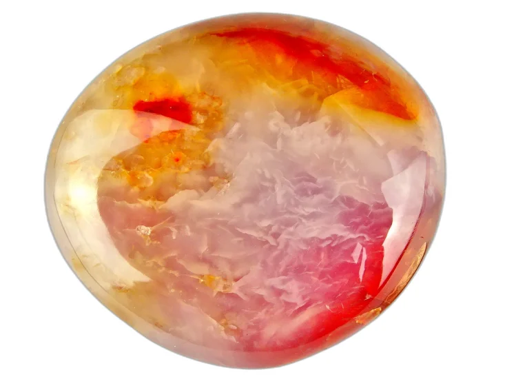 (image for) Carnelian: polished pebble (Madagascar)