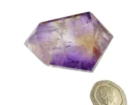 (image for) Ametrine: polished point - DT Phantom (Bolivia)