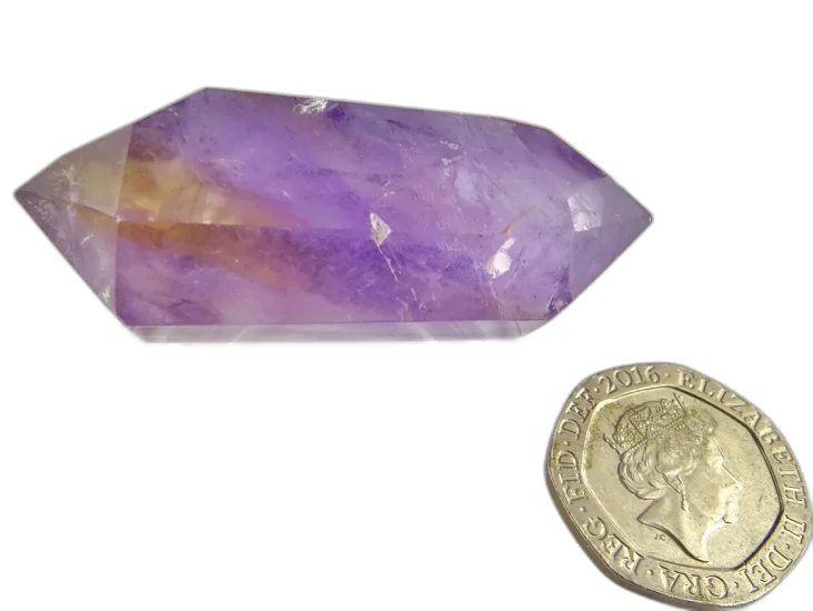 (image for) Ametrine: polished point - DT (Bolivia)