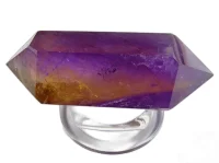 (image for) Ametrine: polished point - DT (Bolivia)