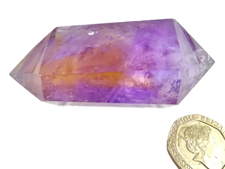 (image for) Ametrine: polished point - DT (Bolivia)
