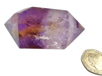 (image for) Ametrine: polished point - DT Phantom (Bolivia)