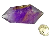 (image for) Ametrine: polished point - DT (Bolivia)