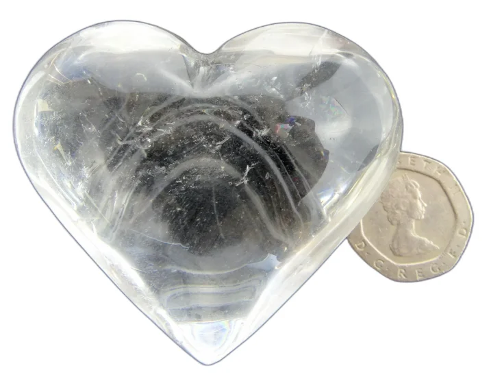 (image for) Clear Quartz: heart
