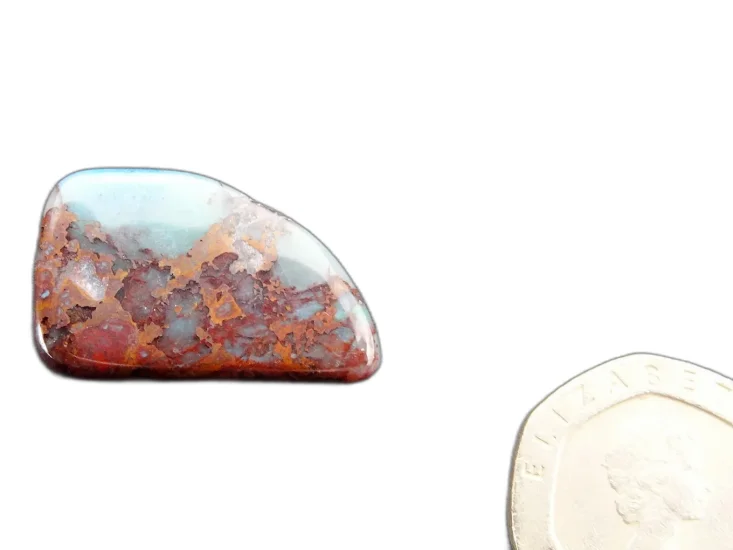 (image for) Chrysocolla Mix (Gemmy): polished piece