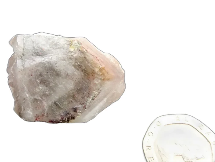 (image for) Clear Quartz: crystal - Chlorite Phantom