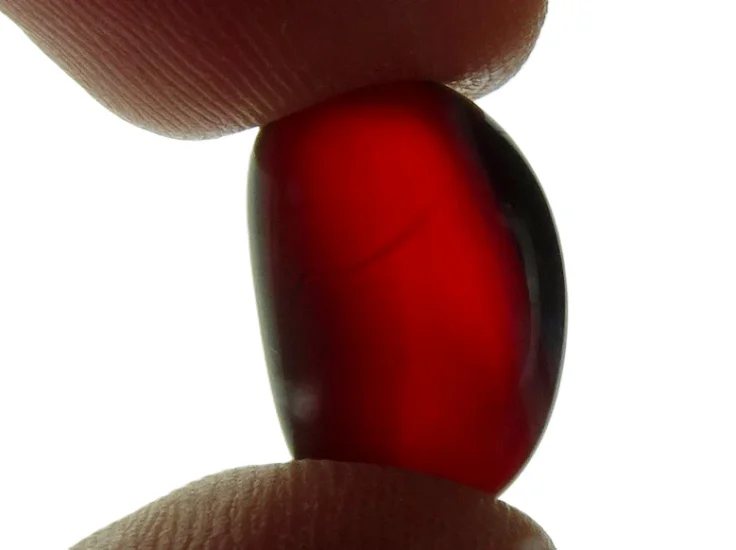 (image for) Amber (red): polished nugget