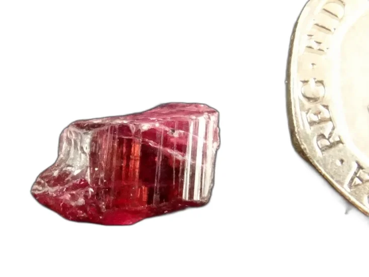 (image for) Tourmaline - Red (Uvite): crystal piece (AA grade)