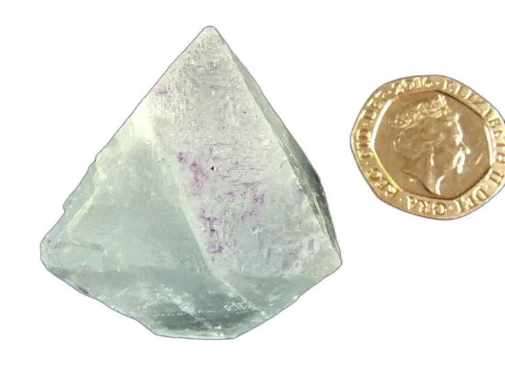 (image for) Fluorite - Blue: crystal octahedron