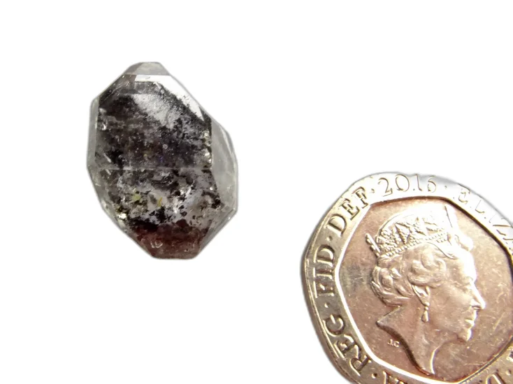 (image for) Tibetan Black Spot Quartz: crystal &ndash; Tabby DT