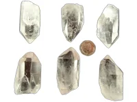 (image for) Clear Quartz: crystals - set of 6 