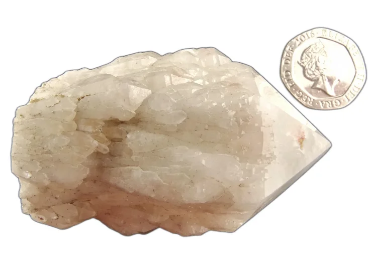 (image for) Candle (Celestial) Quartz - cut base: crystal 
