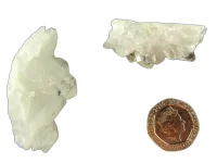 (image for) Clear Quartz: crystal cluster (Brazil) - pair