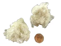 (image for) Clear Quartz: crystal cluster (Brazil) - pair