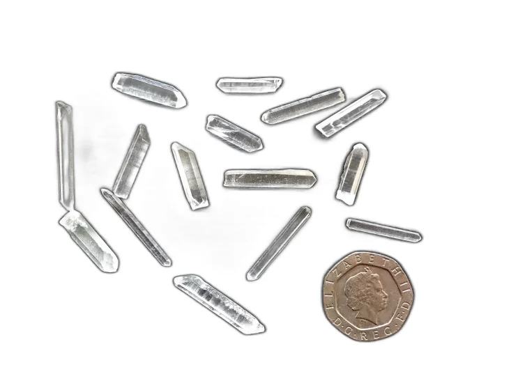 (image for) Clear Quartz: crystals (needle)