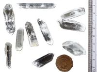 (image for) Clear Quartz: crystals (assorted formations)