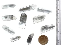 (image for) Clear Quartz: crystals (assorted formations)