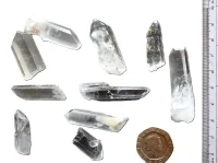(image for) Clear Quartz: crystals (assorted formations)
