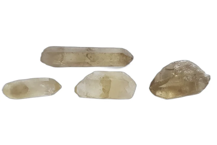 (image for) Citrine - Natural: crystals - set of 4