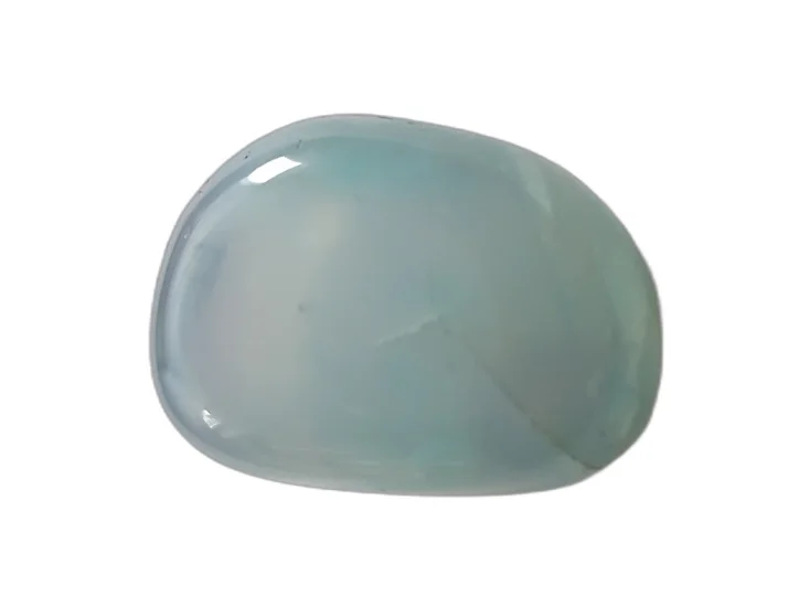 (image for) Chalcedony - Blue: polished pebble