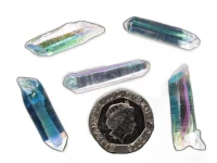 (image for) Angel (Opal / R'bow) Aura Quartz: crystals (small)