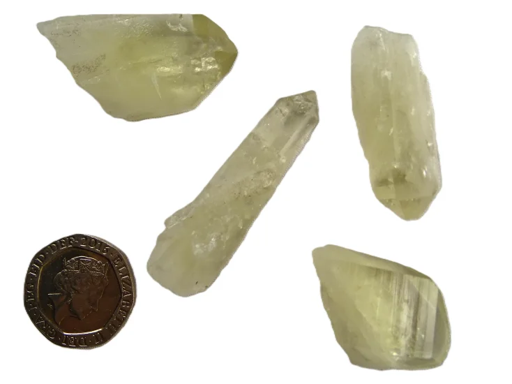 (image for) Citrine - natural: crystals (medium)