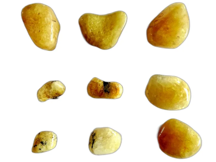 (image for) Heliodor (Golden Beryl): tumbled stones (medium)