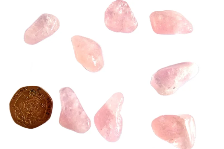 (image for) Morganite - AA grade: tumbled stones