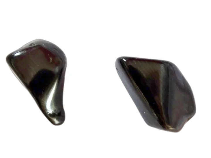 (image for) Pyrolusite: tumbled stones