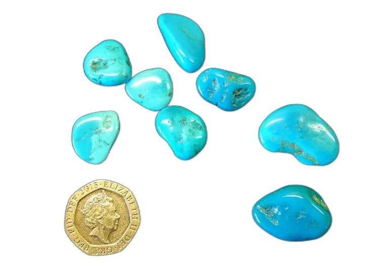 (image for) Turquoise (Arizona Best): polished pieces (small)