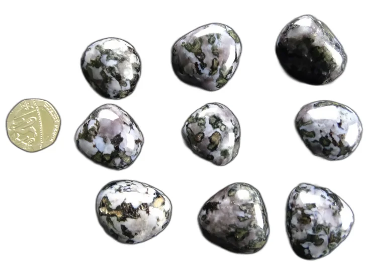 (image for) Indigo Gabbro (Mystic Merlinite): tumbled stones