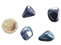 (image for) Vivianite: polished pieces