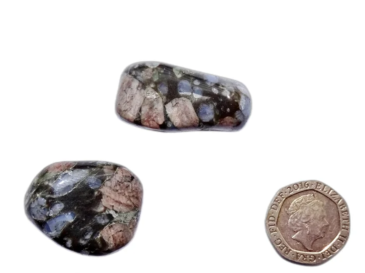 (image for) Vulcanite (Que Sera): tumbled stones