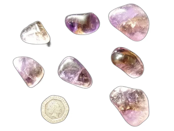 (image for) Ametrine (A grade): tumbled stones (xlarge)