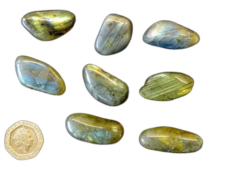 (image for) Labradorite - A grade: tumbled stones