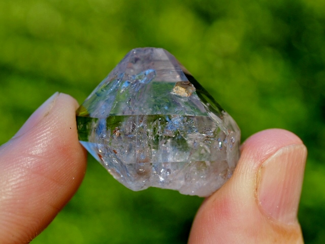 (image for) Clear / Smoky Quartz (Brandburg): crystal - DT Phantom - Click Image to Close