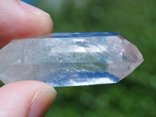 (image for) Clear Quartz (Brandburg): crystal - Enhydro - Click Image to Close