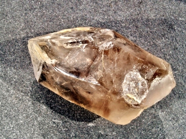 (image for) Smoky Quartz (Brandburg): crystal - Skeletal Phantom - Click Image to Close