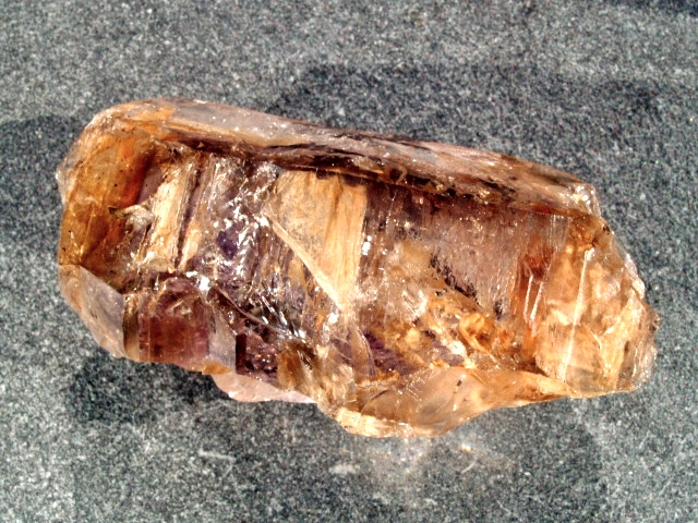 (image for) Smoky Quartz / Amethyst (Brandburg): crystal - Skeletal DT - Click Image to Close