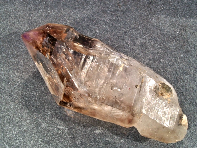 (image for) Smoky / Clear / Amethyst Qzt (Brandburg): crystal - Phantom Enhy - Click Image to Close