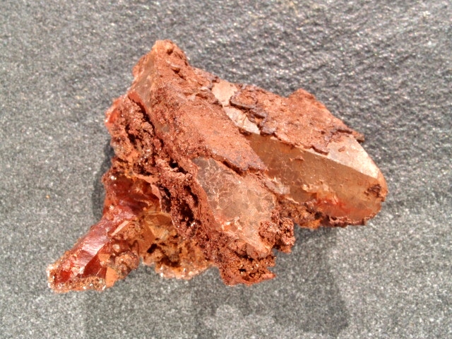 (image for) Orange River Quartz: crystal cluster - DT (Africa) - Click Image to Close