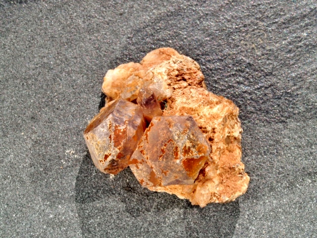 (image for) Orange River Quartz: crystal cluster Included (Africa) - Click Image to Close