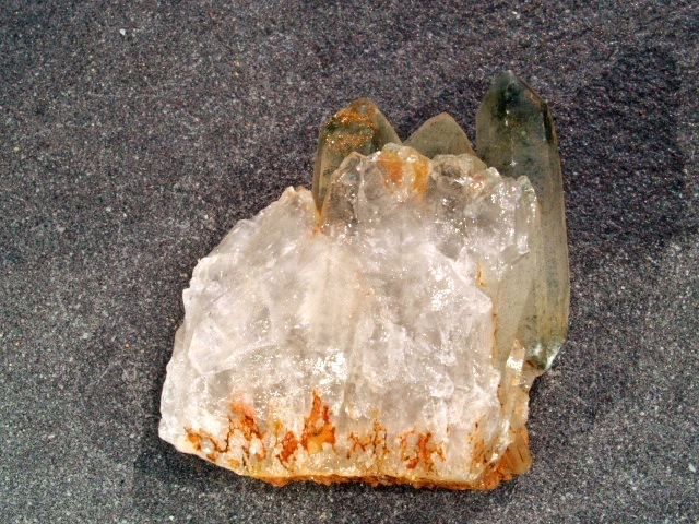 (image for) Clear Quartz: crystal cluster - Phantom (Africa) - Click Image to Close